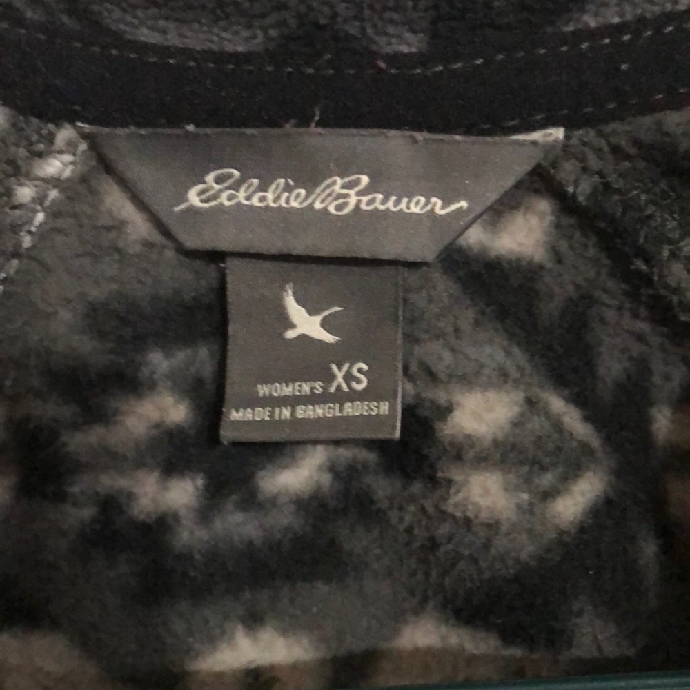 Black And White Patterned Pullover - image 2